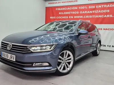 Usado VW Passat Sportline 190 CV (139 kW) 2016 Azul Familiar