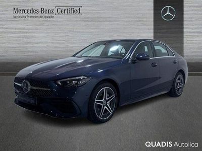 Usado Mercedes C300e AMG line 313 CV (230 kW) 2024 Azul sodalita