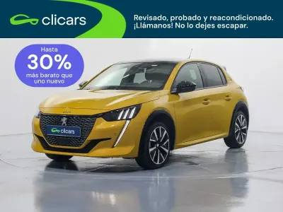 Usado Peugeot 208 GT-line 130 CV (95 kW) 2019 Amarillo Utilitario