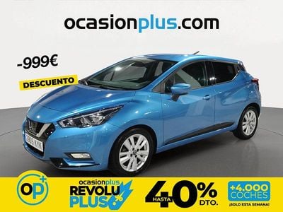 Usado Nissan Micra Acenta 100 CV (73 kW) 2019 Azul Utilitario