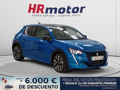 Azul Usado 2020 Peugeot e-208 GT Utilitario | 15.490 € (Precio justo)