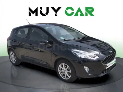 Usado Ford Fiesta Trend 85 CV (62 kW) 2018 Negro Utilitario