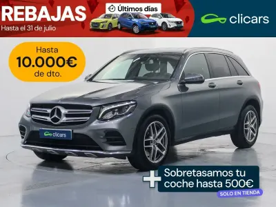 Usado Mercedes GLC220 170 CV (125 kW) 2018 Gris / plata SUV