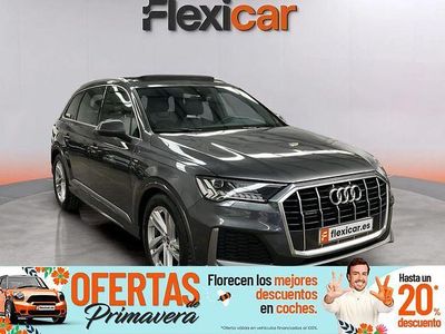 Usado Audi Q7 S-Line 231 CV (169 kW) 2021 Gris / plata SUV