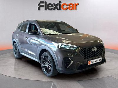 Usado Hyundai Tucson N Line 136 CV (100 kW) 2019 Gris SUV