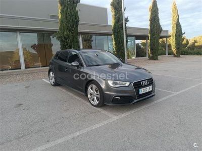 Usado Audi A3 S-Line 150 CV (110 kW) 2015 Gris / plata Berlina