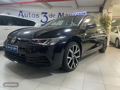 Usado VW Golf VII 110 CV (80 kW) 2021 Negro Utilitario