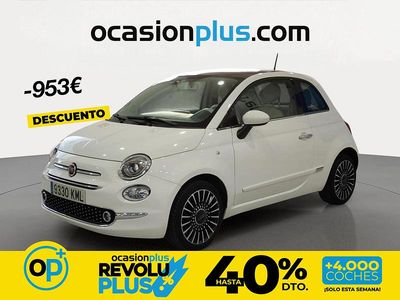 Usado Fiat 500 Lounge 69 CV (50 kW) 2018 Blanco Utilitario