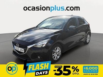 Usado Mazda 2 Style+ 90 CV (66 kW) 2015 Negro Utilitario