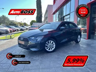 Usado Audi A3 Sportback S-Line 110 CV (80 kW) 2021 Gris Utilitario