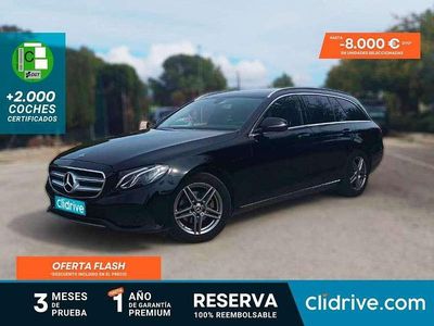 Negro Usado 2018 Mercedes E300 Familiar | 20.590 € (Precio justo)