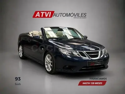 Usado Saab 9-3 Linear 150 CV (110 kW) 2009 Azul Descapotable