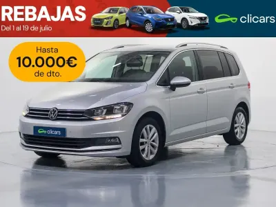 Usado VW Touran Advance 150 CV (110 kW) 2021 Gris Monovolumen