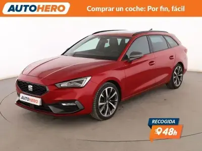 Usado Seat Leon FR 150 CV (110 kW) 2021 Rojo Familiar