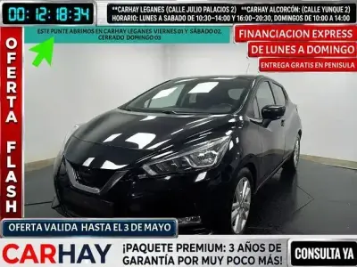 Brugt Nissan Micra N-Connecta 101 HK (74 kW) 2020 Sort Hatchback