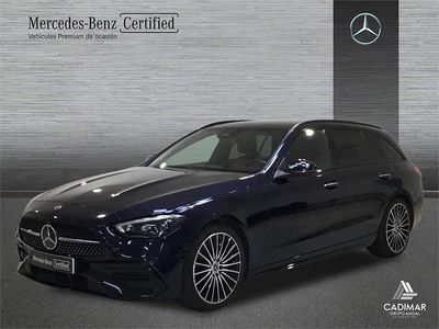 Azul cavansita Usado 2022 Mercedes C220 AMG line Familiar | 42.500 € (Caro)