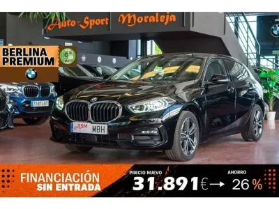 Usado BMW 116 Sport Line 116 CV (85 kW) 2022 Negro Utilitario