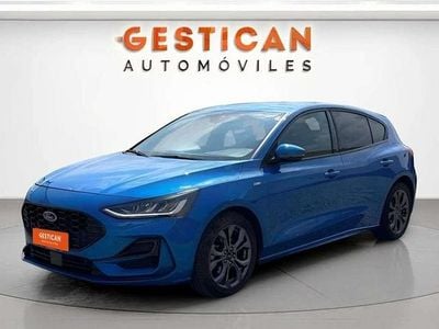 Usado Ford Focus ST-Line X 126 CV (92 kW) 2023 Azul Berlina
