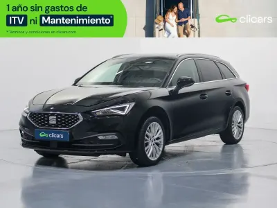 Usado Seat Leon XCELLENCE 150 CV (110 kW) 2021 Negro Familiar