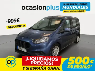 Usado Ford Transit Courier Trend 100 CV (73 kW) 2019 Azul Van