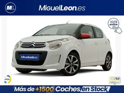 Usado Citroën C1 Feel 82 CV (60 kW) 2017 Blanco Utilitario
