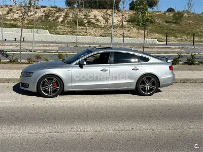 Usado Audi A5 Sportback 190 CV (139 kW) 2010 Gris / plata Utilitario