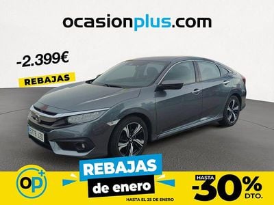Gris Usado 2017 Honda Civic Executive Berlina | 17.491 € (Buen precio)