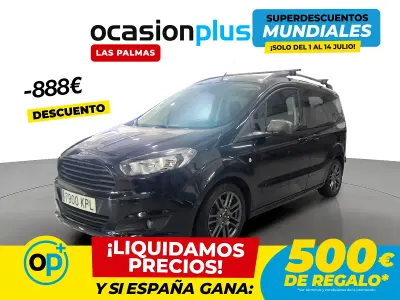 Usado Ford Tourneo Courier Sport 100 CV (73 kW) 2018 Negro Monovolumen