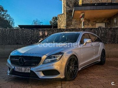 Gris / plata Usado 2015 Mercedes CLS350 Shooting Brake Familiar | 19.950 €