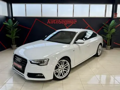 Usado Audi A5 Sportback S-Line 190 CV (139 kW) 2016 Blanco Utilitario