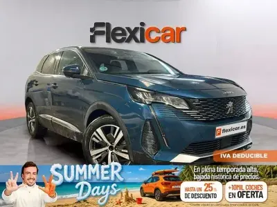 Usado Peugeot 3008 Active 130 CV (95 kW) 2021 Azul SUV