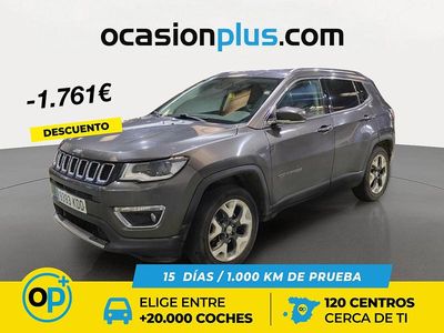 Gris Usado 2017 Jeep Compass Limited SUV | 15.139 € (Precio justo)