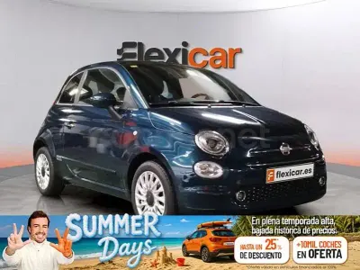 Usado Fiat 500C Lounge 70 CV (51 kW) 2020 Azul Descapotable