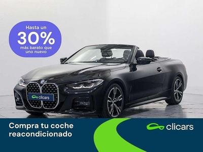 Usado BMW 420 190 CV (139 kW) 2022 Negro Descapotable