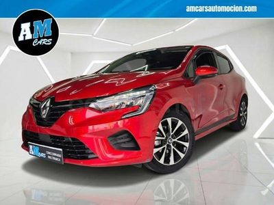 Usado Renault Clio V Intens 91 CV (66 kW) 2021 Rojo Berlina