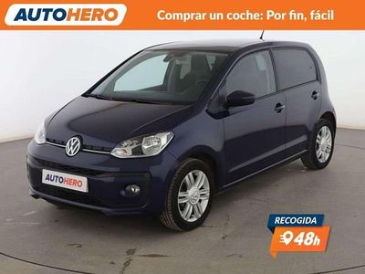 Usado VW up! Highline 75 CV (55 kW) 2017 Azul Utilitario