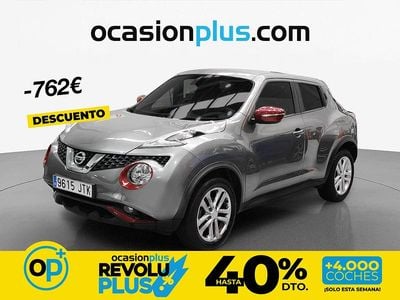 Usado Nissan Juke N-Connecta 115 CV (84 kW) 2016 Gris SUV