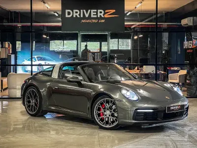Usado Porsche 911 Targa 4S 450 CV (330 kW) 2021 Verde Descapotable