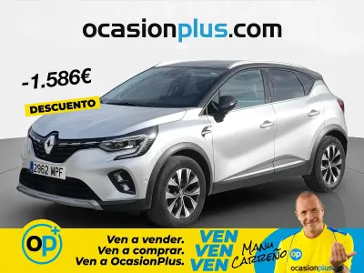 Usado Renault Captur Techno 90 CV (66 kW) 2024 Gris SUV
