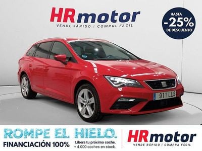 Usado Seat Leon FR 131 CV (96 kW) 2020 Rojo Familiar