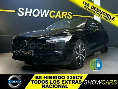 Usado Volvo V90 R-Design 235 CV (172 kW) 2022 Negro Familiar