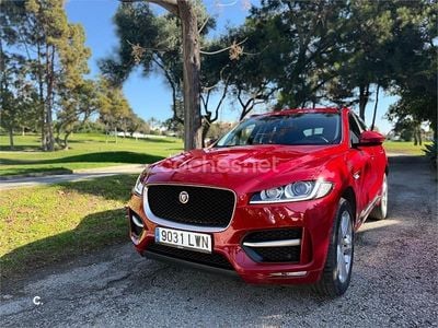 Usado Jaguar F-Pace R-Sport 180 CV (132 kW) 2018 Rojo SUV
