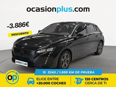 Usado Peugeot 308 Active 130 CV (95 kW) 2024 Negro Berlina