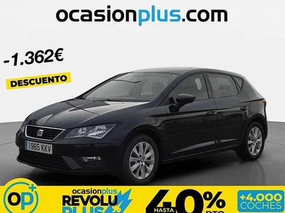 Usado Seat Leon Style 110 CV (80 kW) 2018 Negro Utilitario