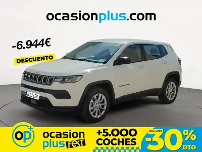 Usado Jeep Compass Longitude 130 CV (95 kW) 2022 Blanco SUV