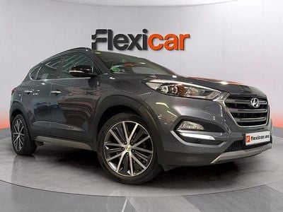 Usado Hyundai Tucson GO! 177 CV (130 kW) 2018 Azul SUV