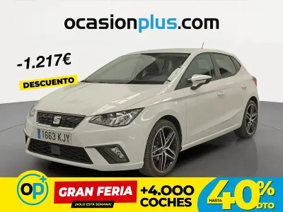 Usado Seat Ibiza Style 75 CV (55 kW) 2018 Blanco Utilitario