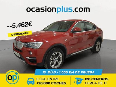 Usado BMW X4 184 CV (135 kW) 2017 Rojo SUV