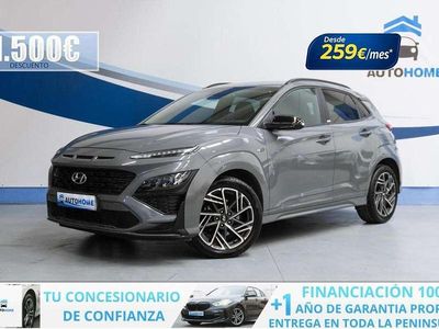 Usado Hyundai Kona N Line 120 CV (88 kW) 2021 Negro SUV