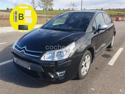 Usado Citroën C4 92 CV (67 kW) 2009 Negro Berlina